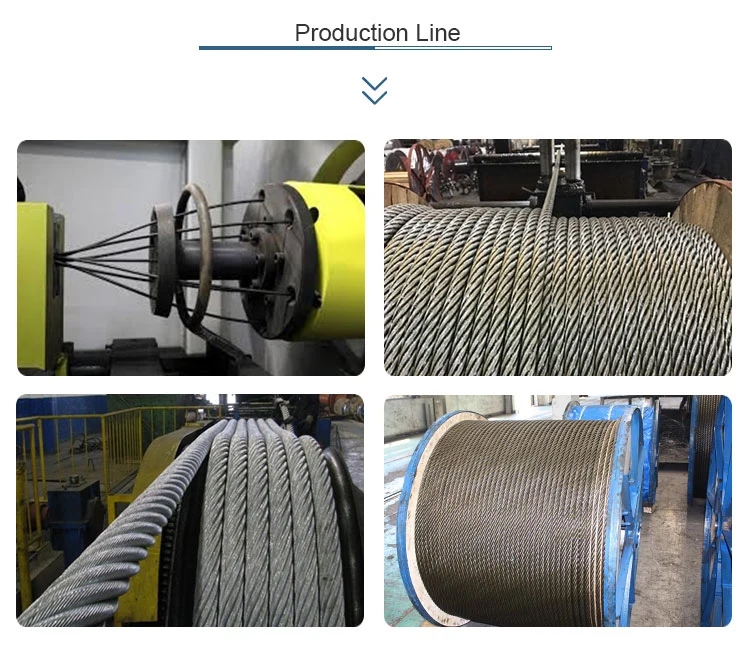 Hot Selling Good Quality 7X19 Galvanized / Ungalvanized Wire Ropes/Wire Steel Cable with Fiber Core