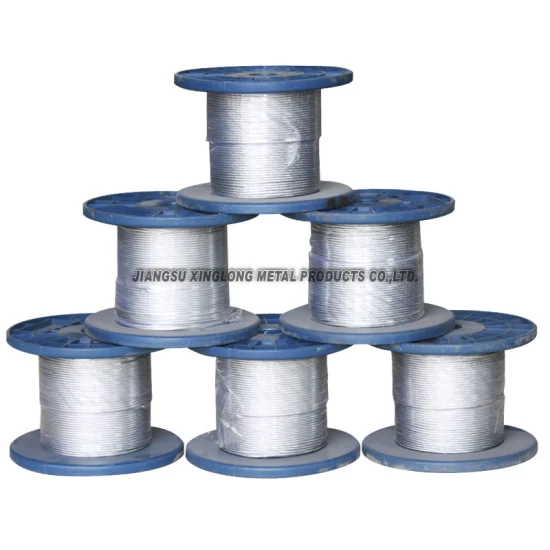 Hot Rolled SUS304 1*19 Stainless Steel Coated Wire Rope (304, 316, steel)