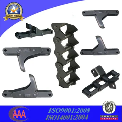 Agricultural stainless steel conveyor driving link chain With Attachment motorcycle sprocket timing chain