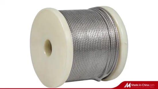 SS304L SS304 SS316 Stainless Steel Wire Rope Mesh Net 7X7