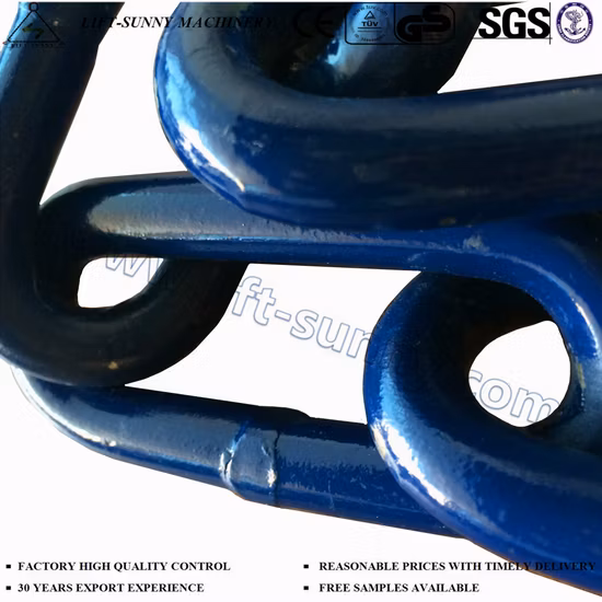 G80 Alloy Steel Chain Ship Marine Chain Welded Link Chain