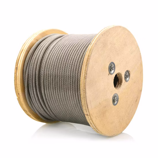 PVC Coated Ungalvanized Steel Wire Rope
