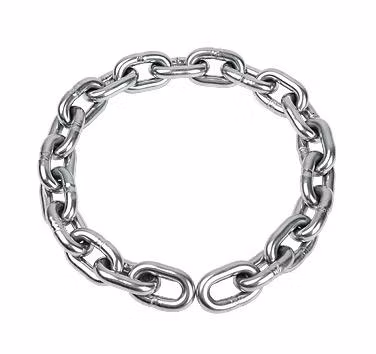 Stainless Steel Short Link Chain SUS304/316 DIN766 Standard 10mm Welded Link Chain