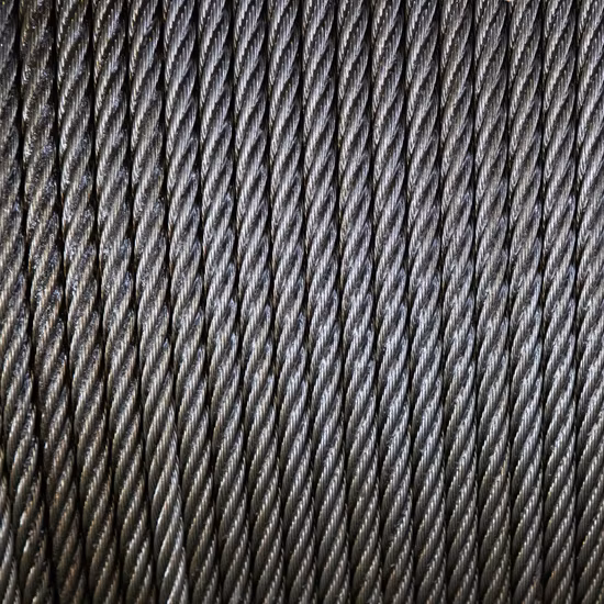 6X29f 8~120mm Cable Galvanized or Ungalvanized Steel Wire Rope for Truck Cranes Lifting