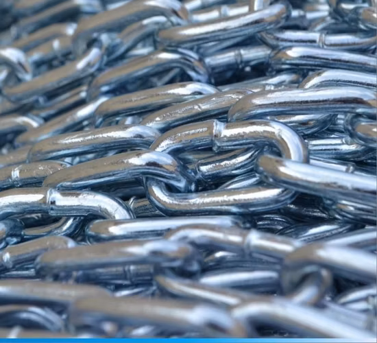 Forged DIN5686 Zinc Plated Weldless Link Chain